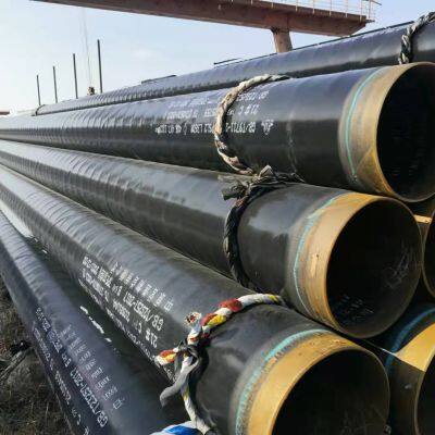 China PAI5L Spiral Steel Pipe 3LPE Anti Corrosion Processing Plant