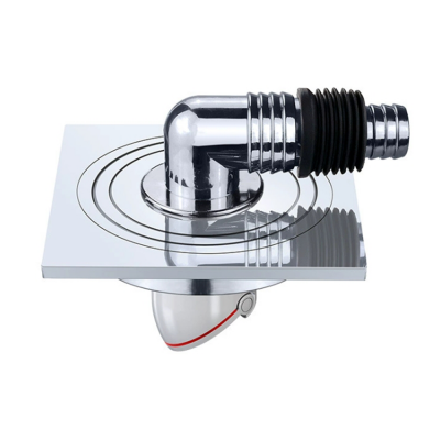 All Brass Main Body Floor Drain Odor-Free Insect Repellent Anti-Overflow Antibacterial Dual Purpose for Kitchen Hotel Use