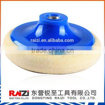 Granite machine felt polishing pad with adapter