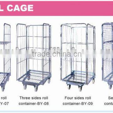 Foldable Metal Security Hotel Housekeeping Maid Cart Trolley photo-6