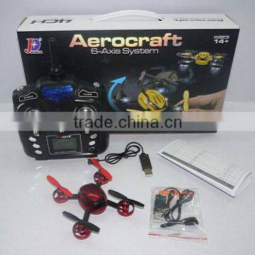 4CH 2.4G Mini 4-Aexs Aerocraft With Video Camera 5 LED Lights Jxd RC Toys photo-3