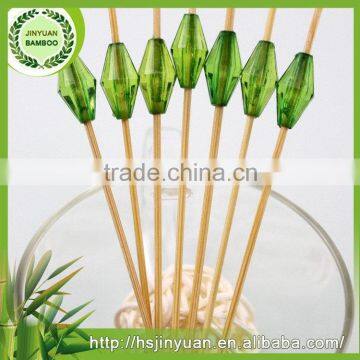 2016 New Arrival environmental food cocktail bamboo colored ball picker