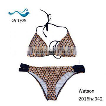 Tied Sexy Ladies 2 pieces swimsuit bikini