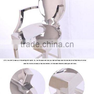 New Classic Stainless Steel Bar Chair photo-3