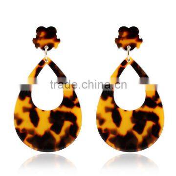 High Quality Fashion Jewellery Leoprd Print Elegant Women Drop Earrings photo-3