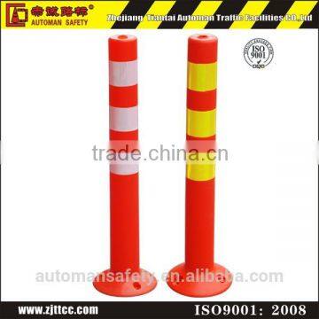 Dubai Prefered Orange PVC Safety Warning Traffic Delineator