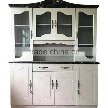 kitchen unit ivory white color 4 doors particle board made