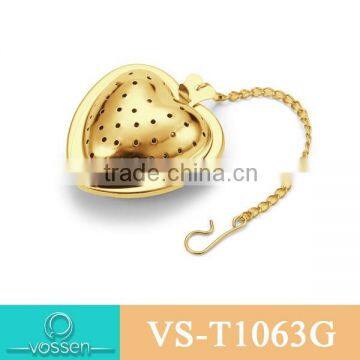 Silver Plating Heart Shaped Tea Infuser photo-2