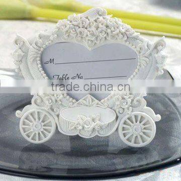Elegant Wedding Return Gifts Souvenirs of White Pumpkin Carriage Photo Frame