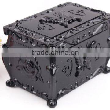 D16 ANPHY Cabinet Flower Pattern Storage Case With Mirror Jewelry Box Holder Display Stock photo-4