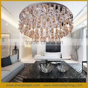 zhongshan hot sale modern crystal chandelier ceiling light