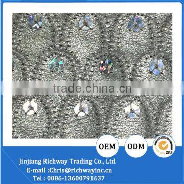 Fashion Design Sequin Embroidery Fabric photo-2