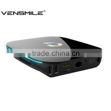 Vensmile wholesale android smart tv set top box Q box amlogic s905 quad core 2gb 16gb android 5.1 Q box