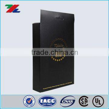 high quality custom printed gold hot stamping cardboard packaging cosmetic box