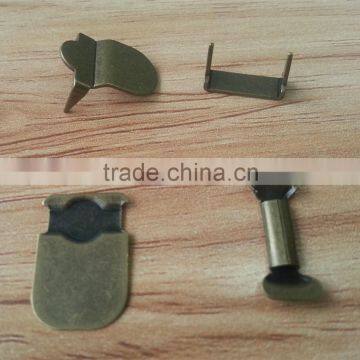 8014A6 Brass Hook and Bar in Oxy Brass Color For Mens Suit Trousers --8014A6 photo-5