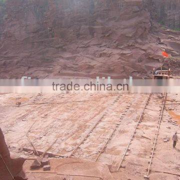 red sandstone quarry