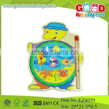 wooden fishing game cartoon turtle fishing game kids fishing game