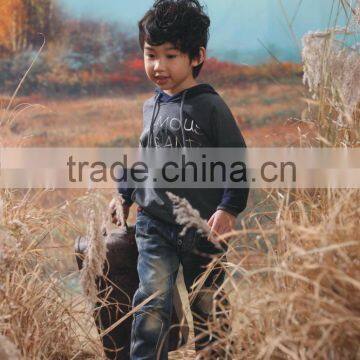 Cowboy hood jeans clothes suits dress designs/kids apparels suppliers