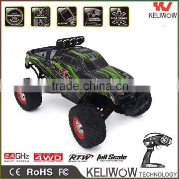 2.4G 4WD Big wheels Off Road RC Car 1/12 High speed rc monster truck rock racing car for sell