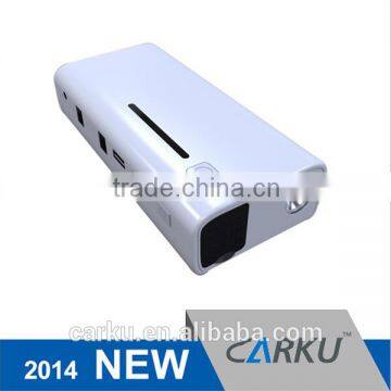 High volume 12V car jump starter for vehicle starter , usb 5v1a ,5v2a charge for iphone5 /6, ipad ,laptop