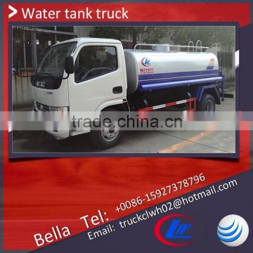 DFAC stainless steel water trucks for drinking water , 3-5m3 water tanker trucks for sale