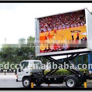 High quality outdoor xxx video truck used led display p6 full color moving truck ad screen