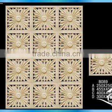 Carved artificial sandstone tiles