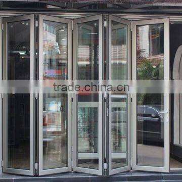 Outdoor Folding Screen Door Garage Door Large Openning Space & Modern Designed Color photo-2