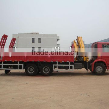 China best brand SINOTRUK chassis XCMG crane truck mounted crane/boom truck