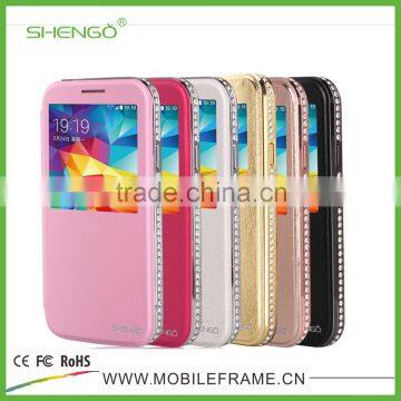 Shengo PU Leather Phone Case for S5