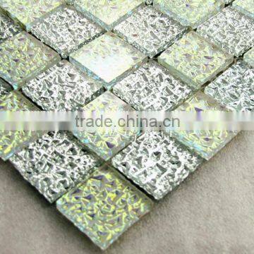 MU05 Mirror Glass Mosaic blend texture glass for wall decoration