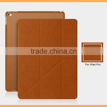 Funny covers for tablet, leather decorative case for ipad pro 12.9 inch