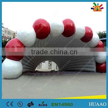 2015 popular chinese igloo inflatable tunner tent for rental