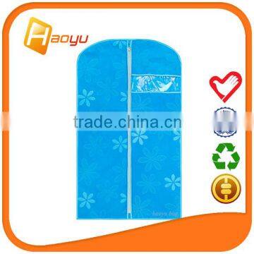 Hot sale non woven garment bag for suit cover on Alibaba China