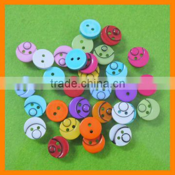 Lovely Boy Round Plastic Button