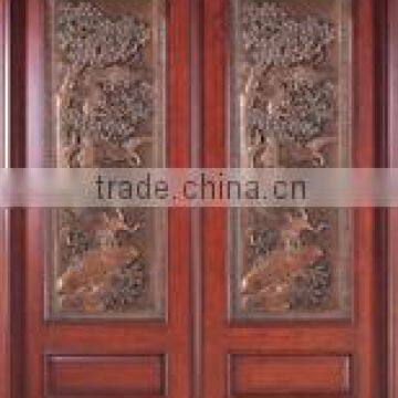 CE antique exterior double doors(ISO9001/SGS)