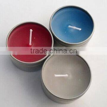 small metal wholesale candle tin box with pour spout lid,new product