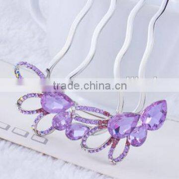 crystal comb for gir korean new style for bridal