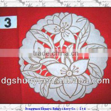 2013 flower embroidery lace patch for clothing