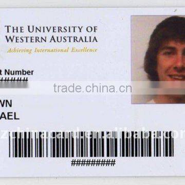 Plastic pvc employee ID card