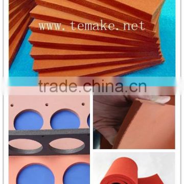 Flame-retardant 2mm silicone foam board with self-adhesive