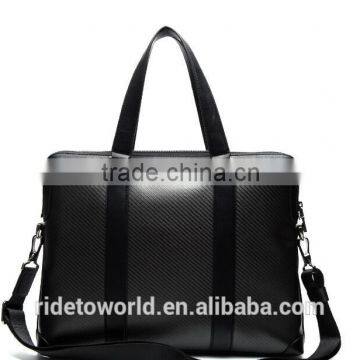 Male Carbon Fiber Business Handbags Men Briefcase