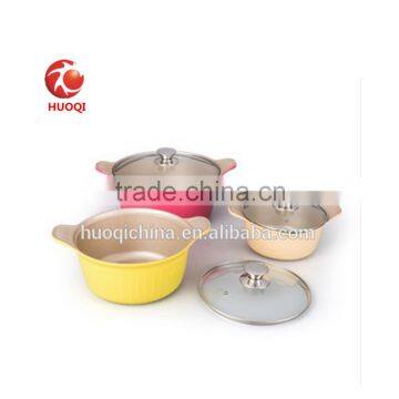 HQ die cast ceramic cookware set