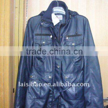 2011 Latest faux leather jackets men