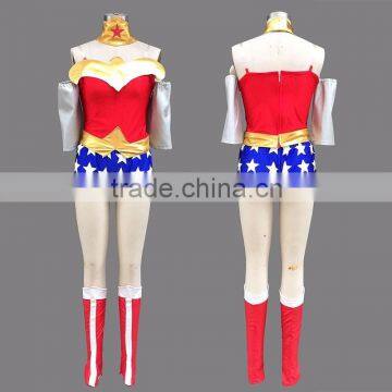 Alibaba Wholesale Party Adult United Nations National Costume Sexy Wonder Woman Costume