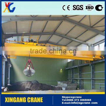 Lowest Price Medium Duty Bulk Material Handling Grab Overhead Crane