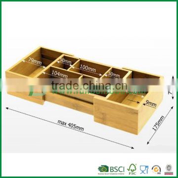 wooden bamboo custom gift box for makeup cosmetic