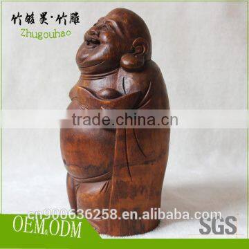 Buddha bamboo carving root for Chinese culture lovers