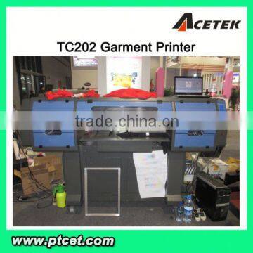 Cotton print type textile garment flatbed printer TC202