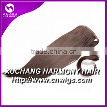 Quality fake ponytails/fake hair ponytails/wrap around ponytail